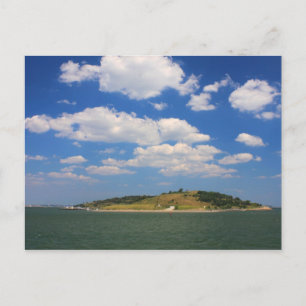 Cartão Postal Boston desde a Ilha Spectacle, Porto de Boston