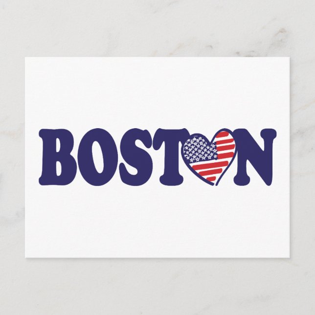 Cartão Postal Boston EUA (Frente)