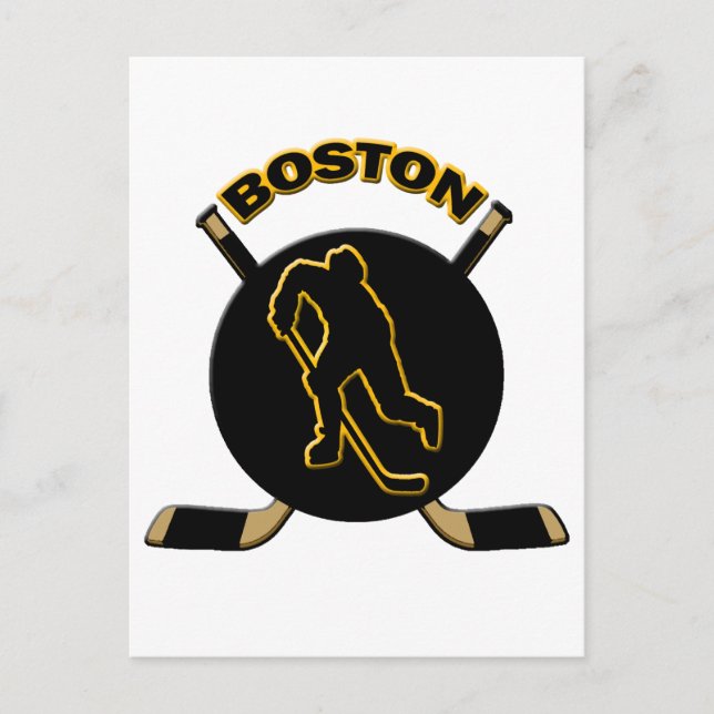 CARTÃO POSTAL BOSTON HOCKEY (Frente)