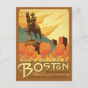 Cartão Postal Boston, MÃES - O lugar de nascimento da nossa dem