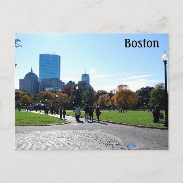 Cartão Postal Boston Massachusetts (Frente)