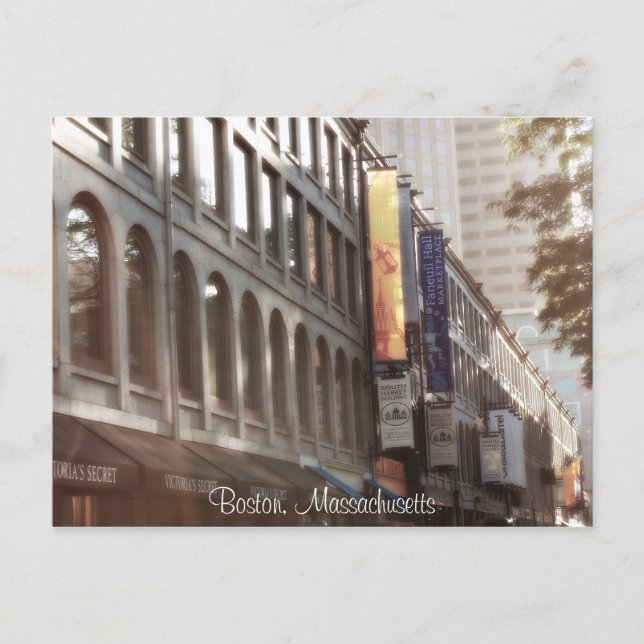 Cartão Postal Boston, Massachusetts (Frente)