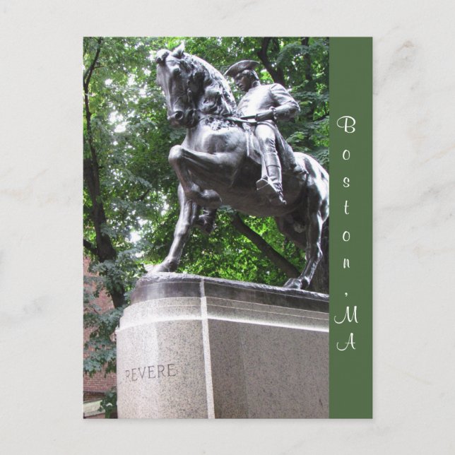 Cartão Postal Boston, Massachusetts Nº 1 Cartão-postal (Frente)