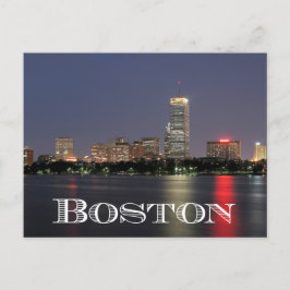 Cartão Postal Boston Massachusetts Skyline - EUA