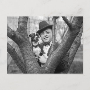 Cartão Postal Boston Terrier, 1920