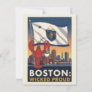 Cartão Postal Boston Wicked Orud