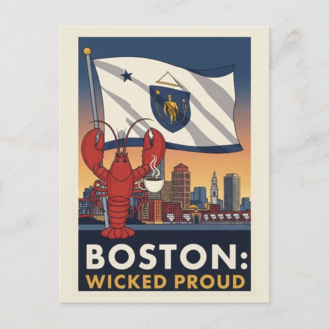 Cartão Postal Boston Wicked Orud (Frente)