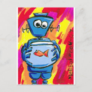 Cartão Postal bot004,07