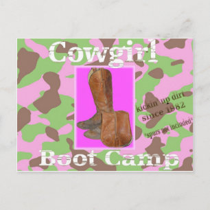Cartão Postal Bota de cowgirl