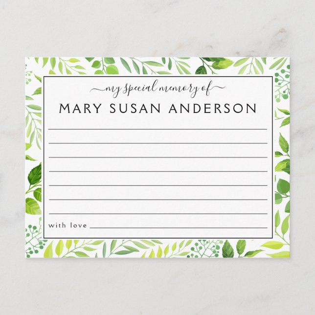 Cartão Postal Botânica Compartilhar uma Placa de Atendimento Fun (Frente)