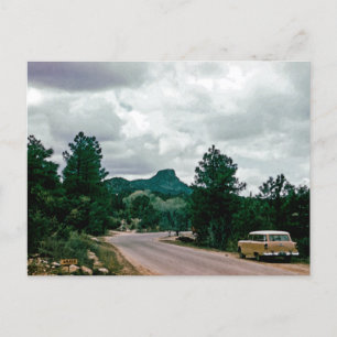 Cartão Postal Botão do polegar da Arizona do Watercolor Art Pres