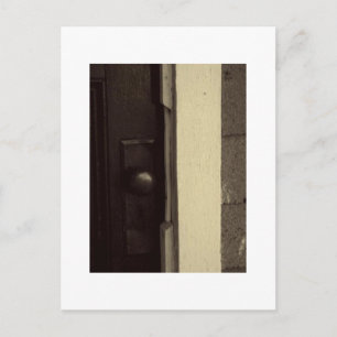 Cartão Postal Botão na Sépia