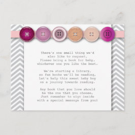 Cartão Postal Botão Rosa Inserir placa