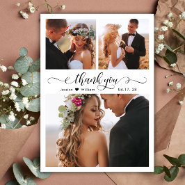 Cartão Postal Bote de Colagem de Script Elegante de Orçamento Ob