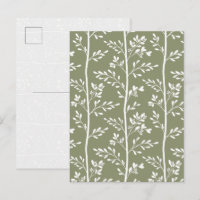 Botões de Flores Delicados Florescem Minimalista O