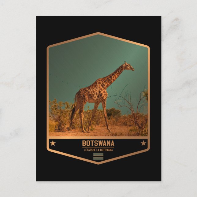 Cartão Postal Botsuana (Frente)