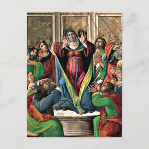 Cartão Postal Botticelli - A Descida do Espírito Santo