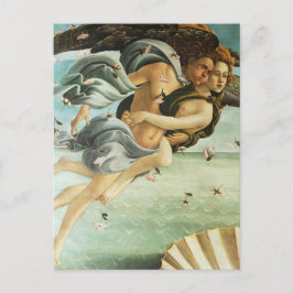 Cartão Postal Botticelli "O Nascimento de Vênus - Zéfiro & Clóri