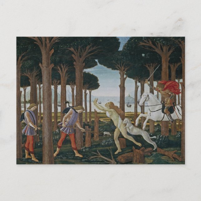 Cartão Postal Botticelli Renaissance Painting (Frente)