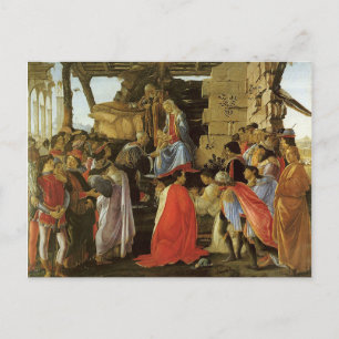 Cartão Postal Botticelli Renaissance Painting