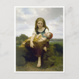 Cartão Postal Bouguereau Elder Sister