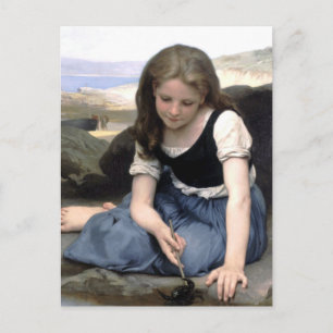 Cartão Postal Bouguereau - Le Crabe