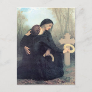 Cartão Postal Bouguereau - Le Jour des Morts