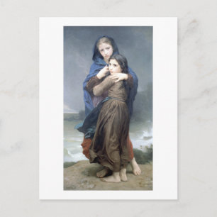 Cartão Postal Bouguereau - L'Orage