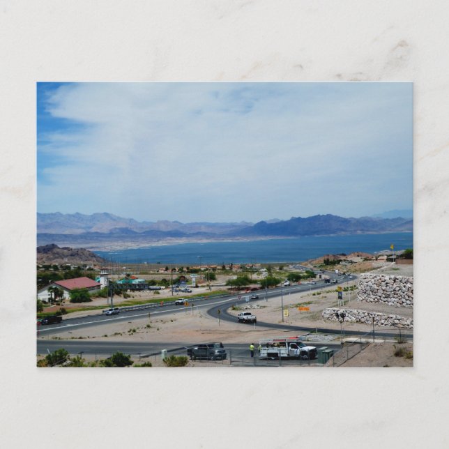 Cartão Postal Boulder City e Lake Mead (Frente)