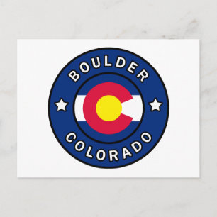 Cartão Postal Boulder Colorado