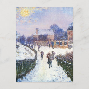 Cartão Postal Boulevard Santo Denis Argenteuil por Claude Monet