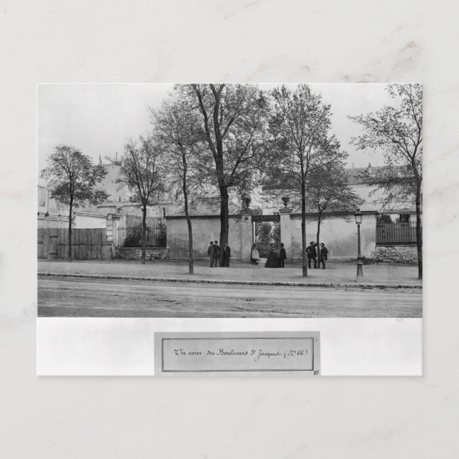 Cartão Postal Boulevard Santo-Jacques (Frente)