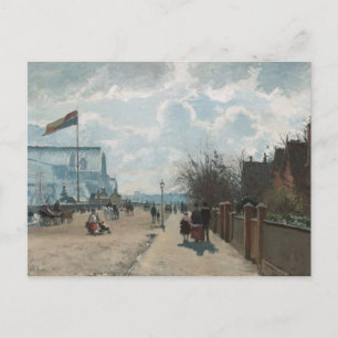 Cartão Postal Boulevarde Montmartre na Noite ~ Camille Pissarro