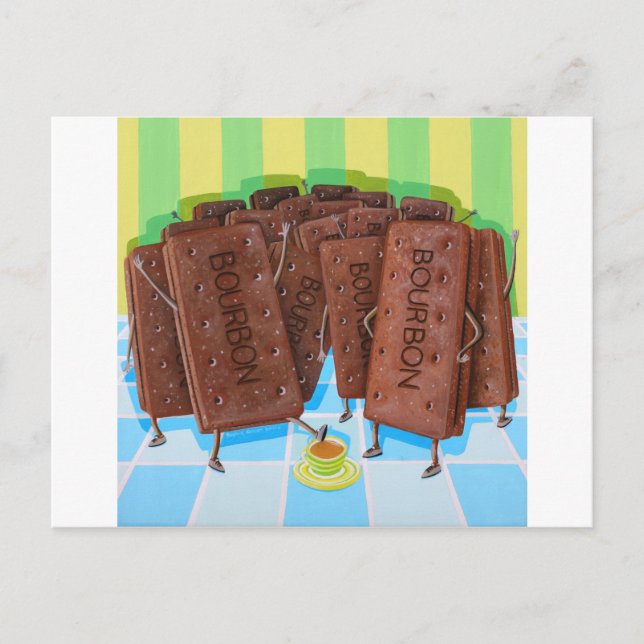 Cartão Postal Bourbon Cream Tea (Frente)