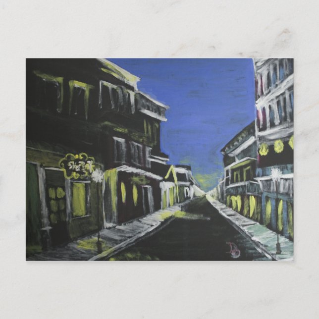 Cartão Postal Bourbon Street 4am (Frente)