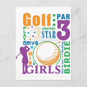 Cartão Postal Bourne Golf