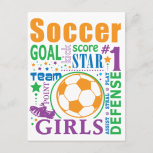 Cartão Postal Bourne Soccer