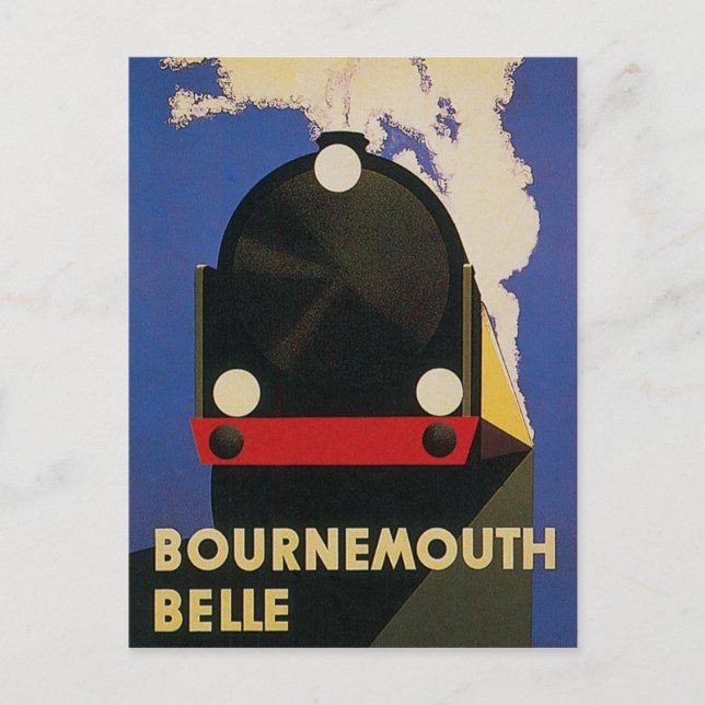 Cartão Postal Bournemouth Belle (Frente)