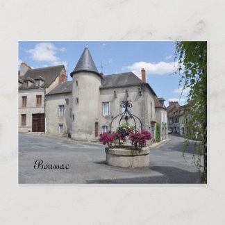Cartão Postal Boussac, Creuse, França postal