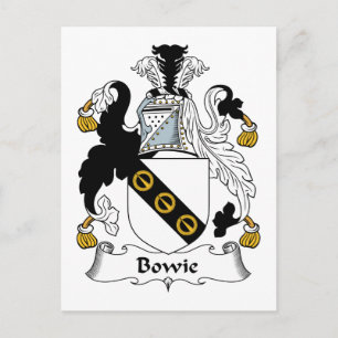 Cartão Postal Bowie Family Crest