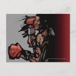 Cartão Postal Boxer deitado