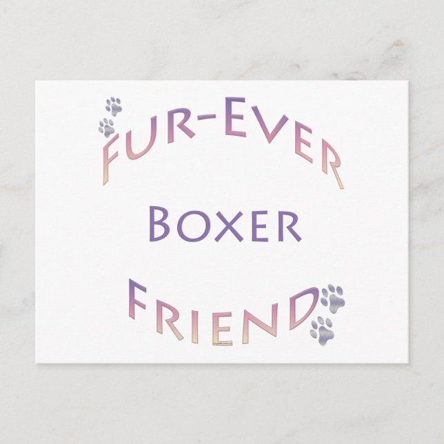 Cartão Postal Boxer Fuere (Frente)