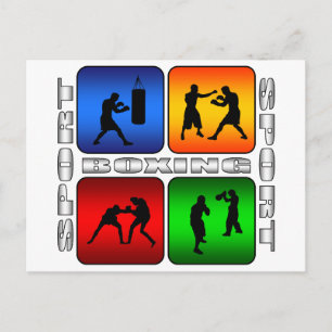 Cartão Postal Boxing espetacular