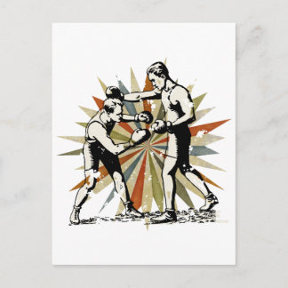 Cartão Postal Boxing retroativo