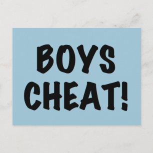 Cartão Postal Boys Cheat
