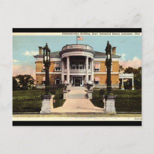 Cartão Postal Boys Industrial School, Lancaster, Ohio Vintage