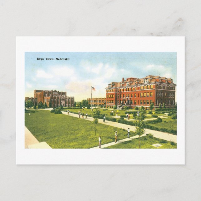 Cartão Postal Boys Town, Nebraska (Frente)
