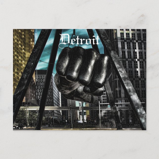 Cartão Postal braço de detroit, Detroit (Frente)