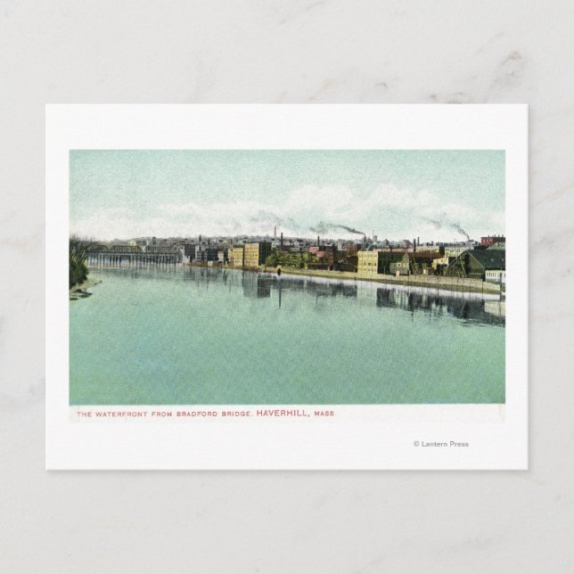 Cartão Postal Bradford Bridge View of the Waterfront (Frente)