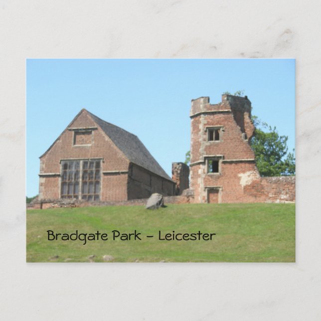 Cartão Postal Bradgate Park - Leicester (Frente)